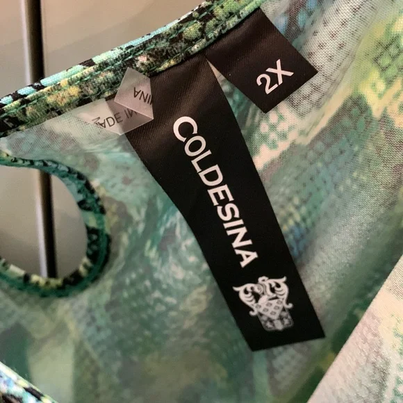 Coldesina python print dress  - 2X - Picture 5 of 8